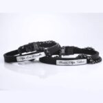 צמיד עור חריטה בשילוב גורמט