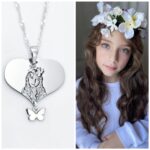 שרשרת לב חריטת תמונה