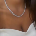 שרשרת טניס משובת זרקונים 4 מ"מ